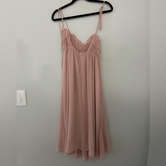 OPT Gigi Light Pink Midi Dress - Picture 3 of 5